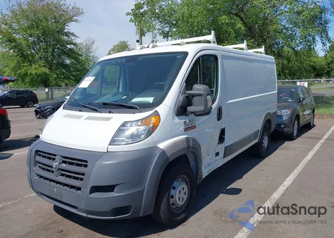 2014 Ram Promaster 1500 Low Roof из США, поврежденный, VIN 3C6TRVAG0EE103520